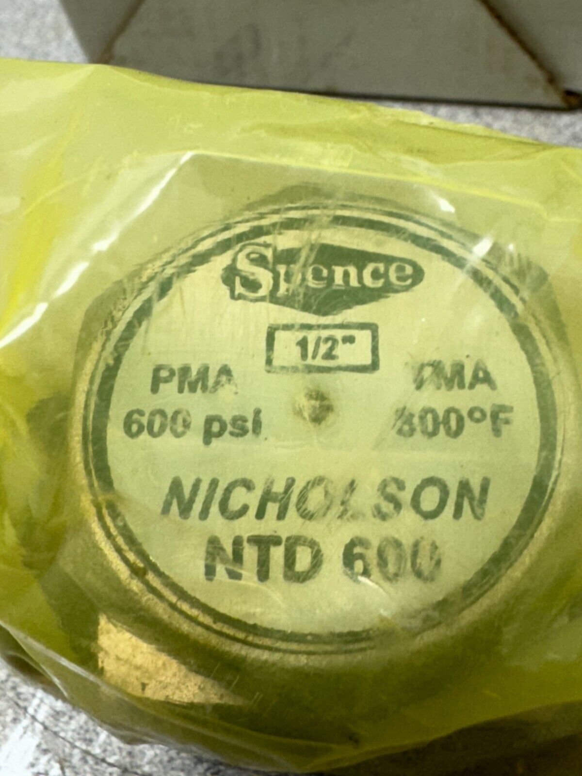 NEW IN BOX SPENCE NICHOLSON THERMODYNAMIC TRAP NTD 600-N1C9A 1/2"