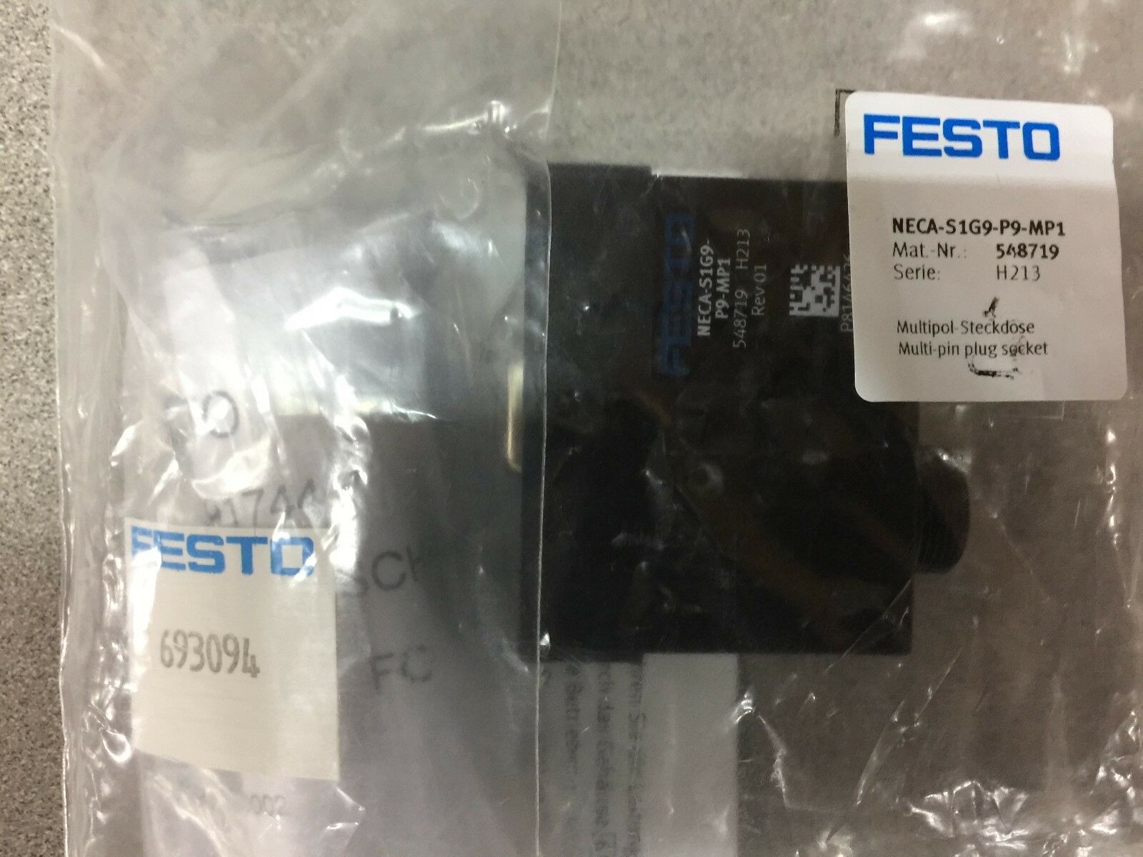 NEW IN ORIGINAL PACKAGING FESTO CONNECTOR NECA-S1G9-P9-MP1