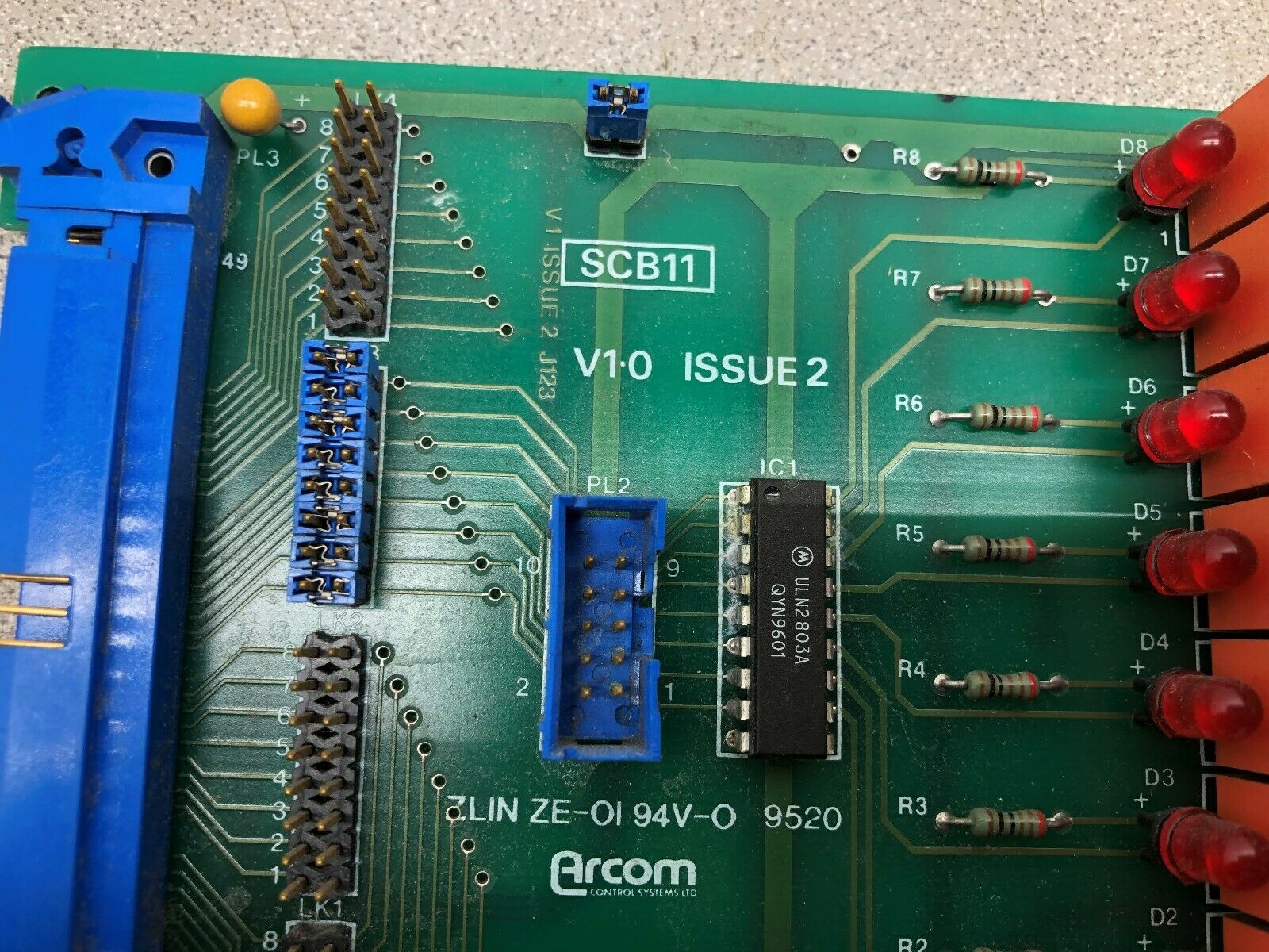 USED ARCOM RELAY BOARD SCB11