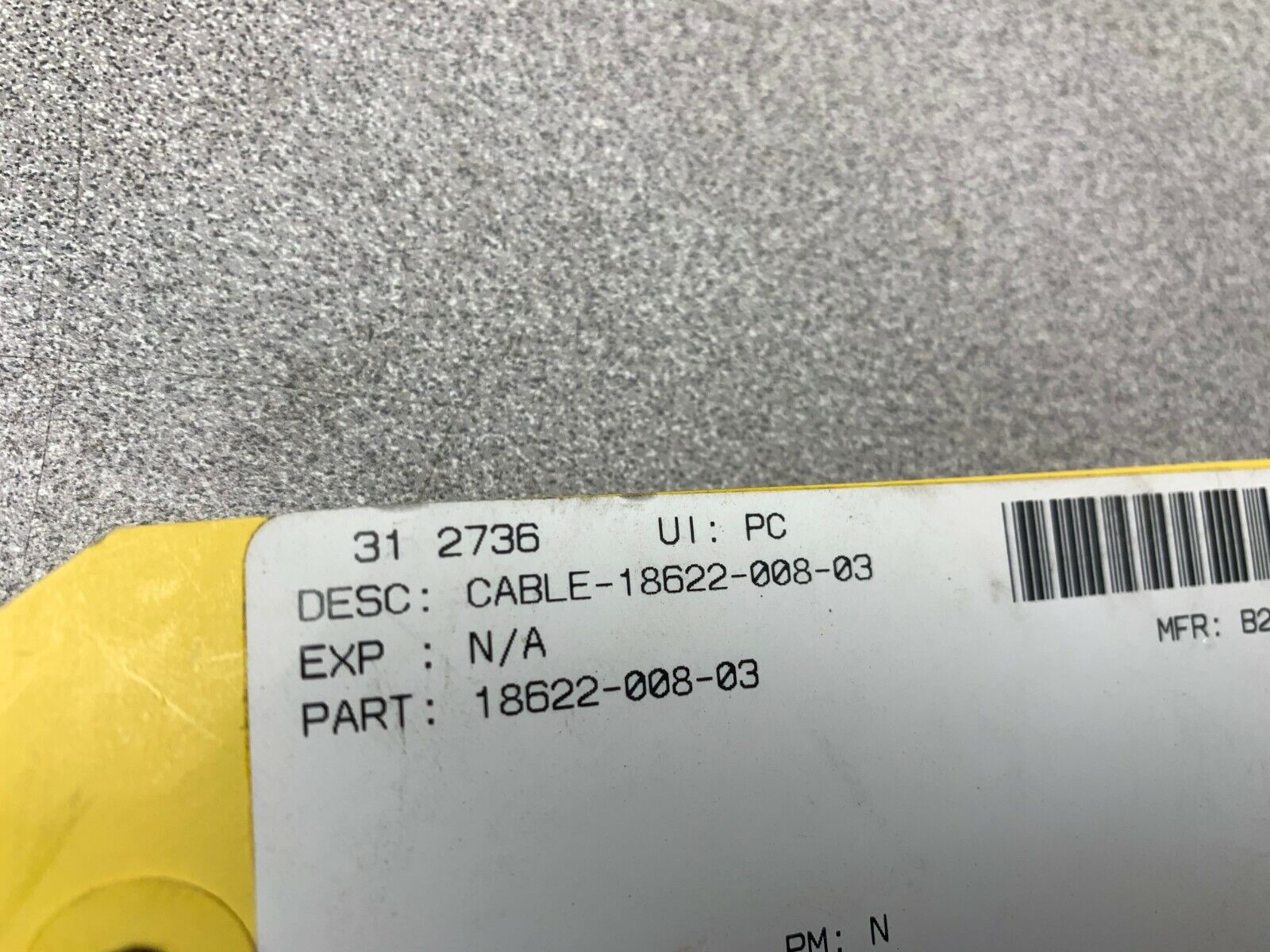 NEW NO BOX BENTLY NEVADA CABLE 18622-008-03