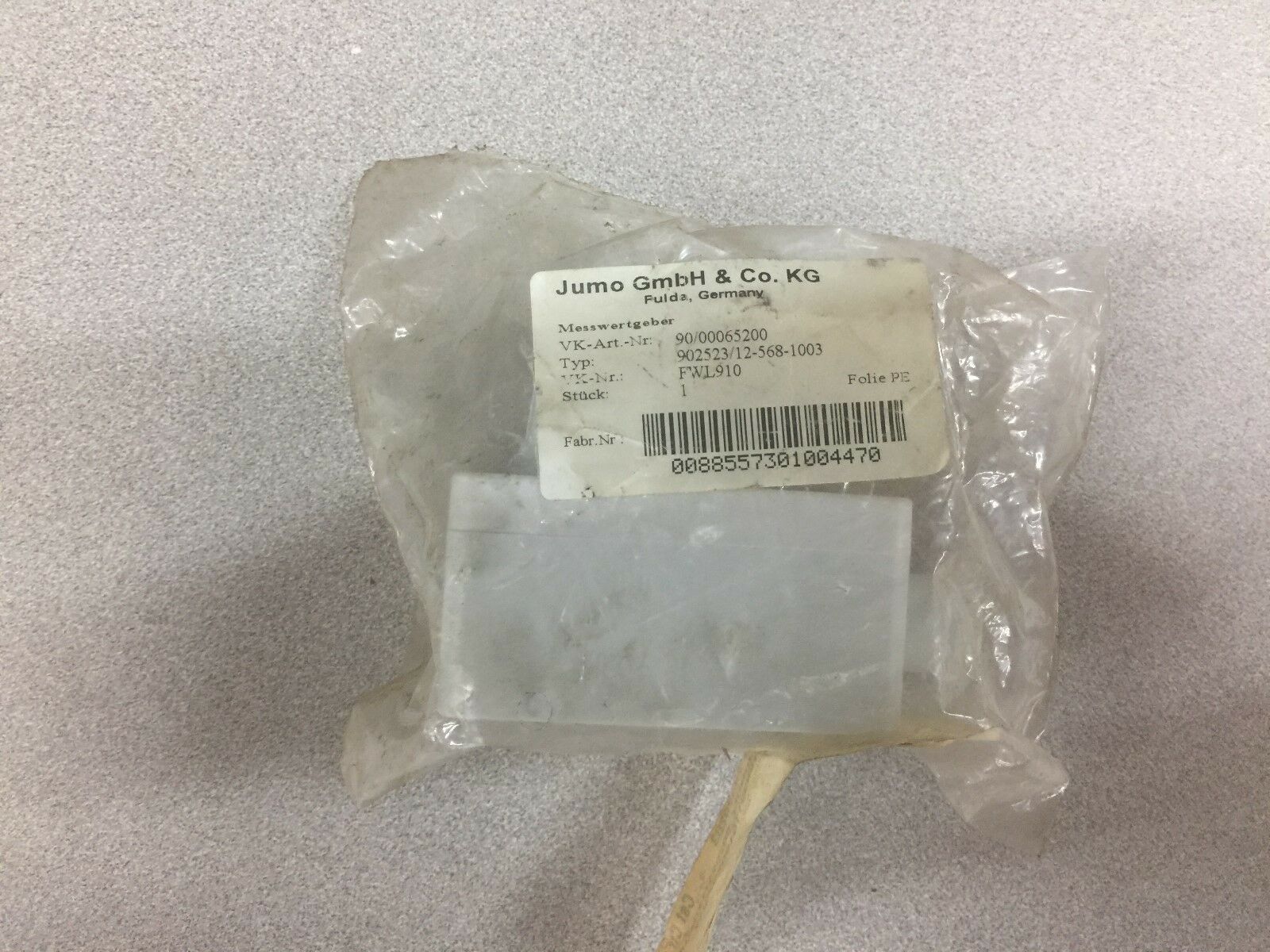 NEW IN PACK JUMO OUTSIDE TEMP MODULE 902523/12-568-1003