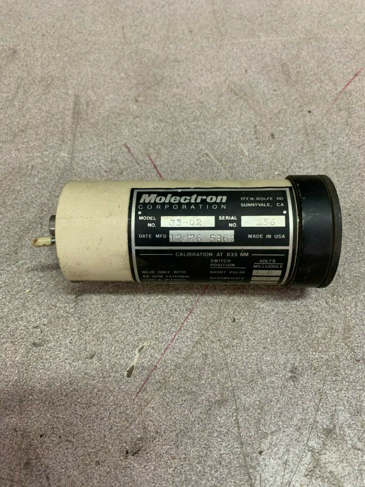 USED MOLECTRON J3-02 PART