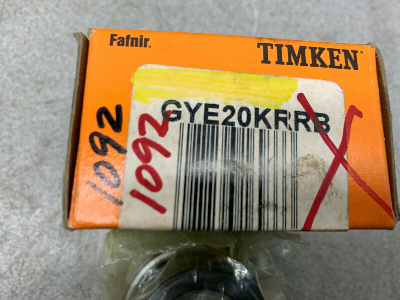 NEW IN BOX TIMKEN BEARING GYE20KRRB