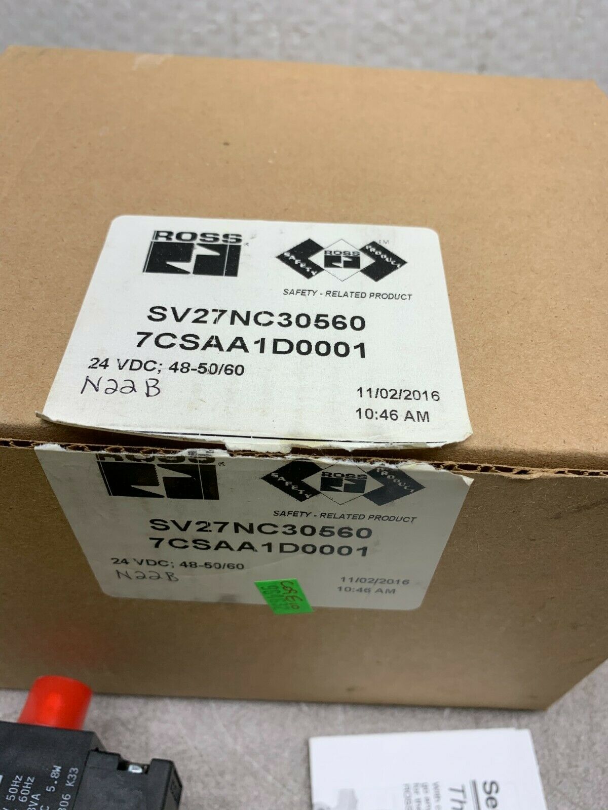 NEW IN BOX ROSS PNEUMATIC CONTROL VALVE SV27NC305607CSAA1D0001