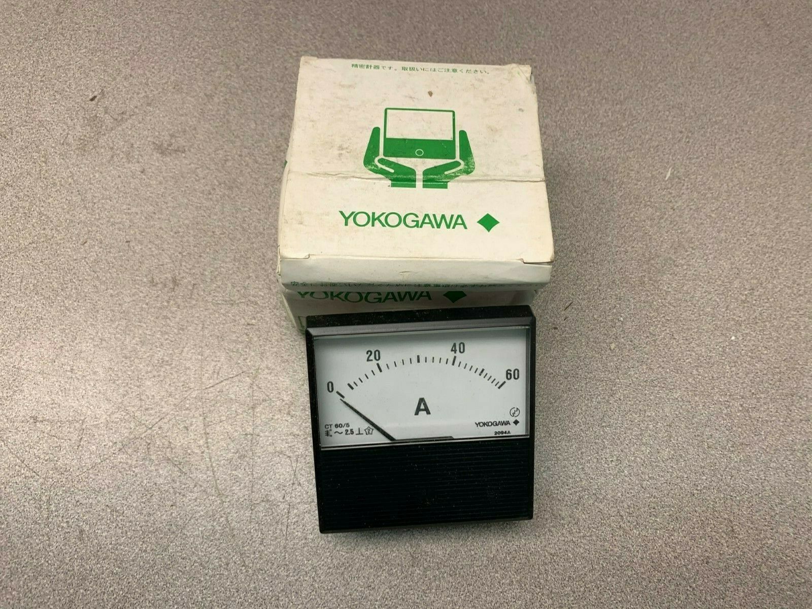 NEW IN BOX YOKOGAWA PANEL METER 2094A37 A42-N-L-BL