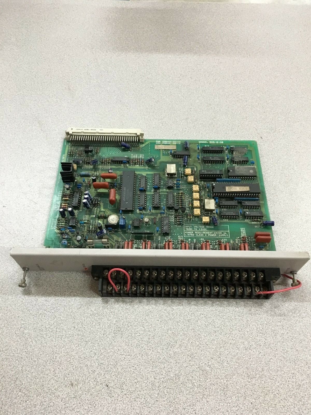 USED TEXAS INSTRUMENTS INPUT MODULE 505-6108