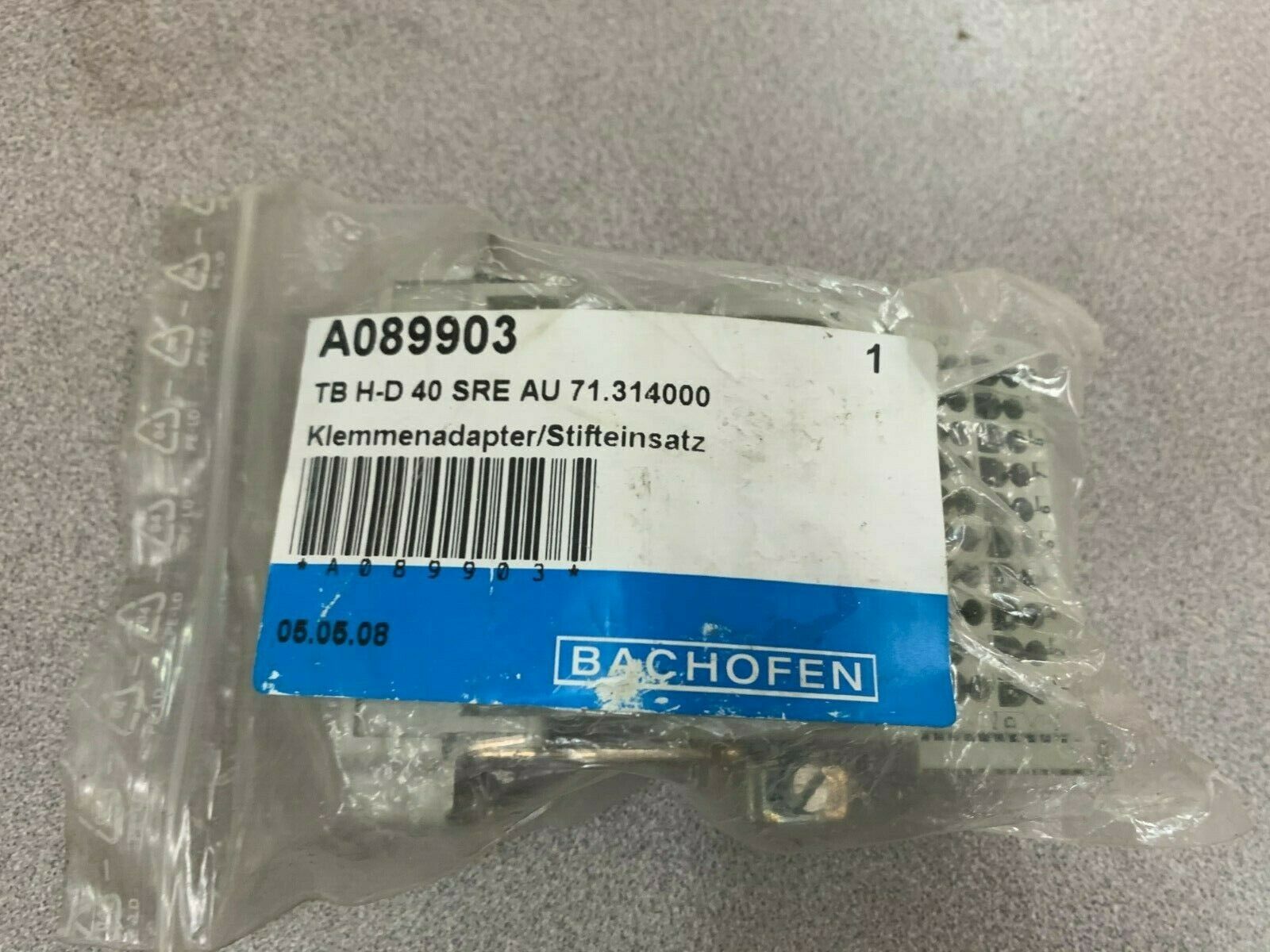 NEW IN BAG BACHOFEN CONNECTOR A089903