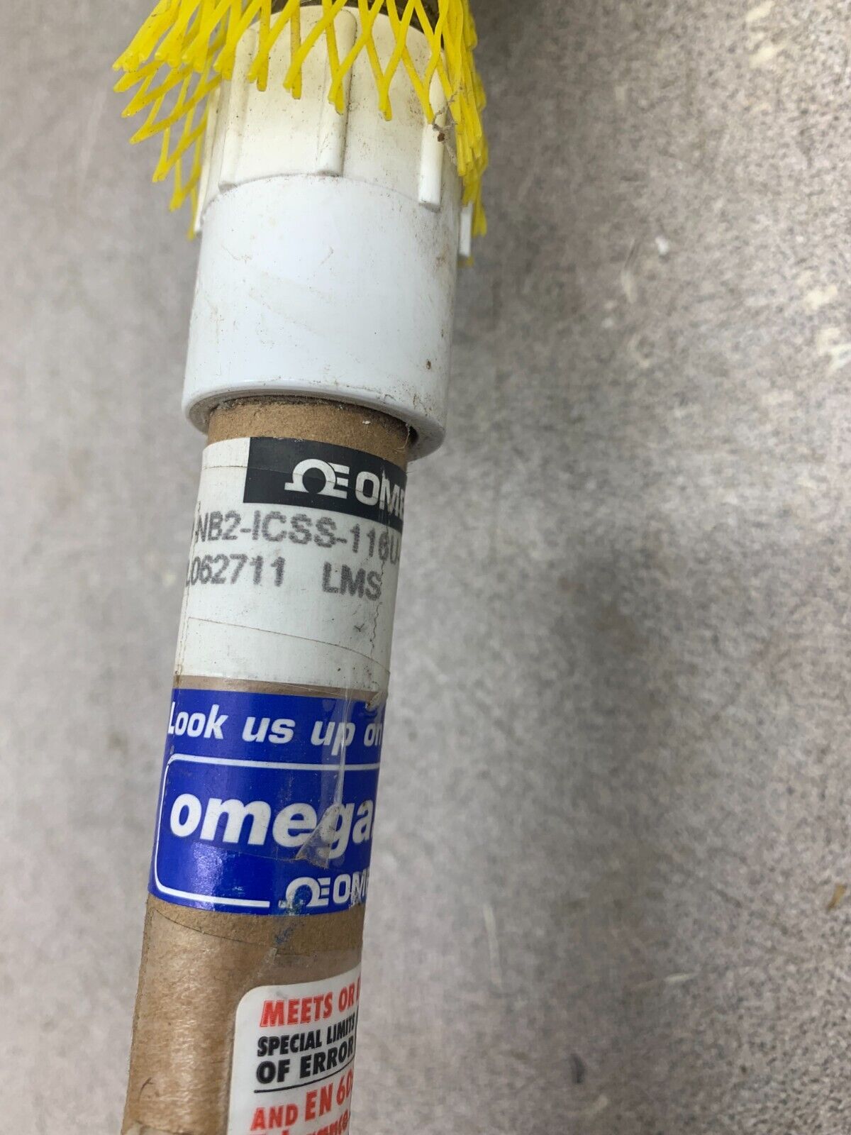 NEW OMEGA THERMOCOUPLE NB2-ICSS-116U-12