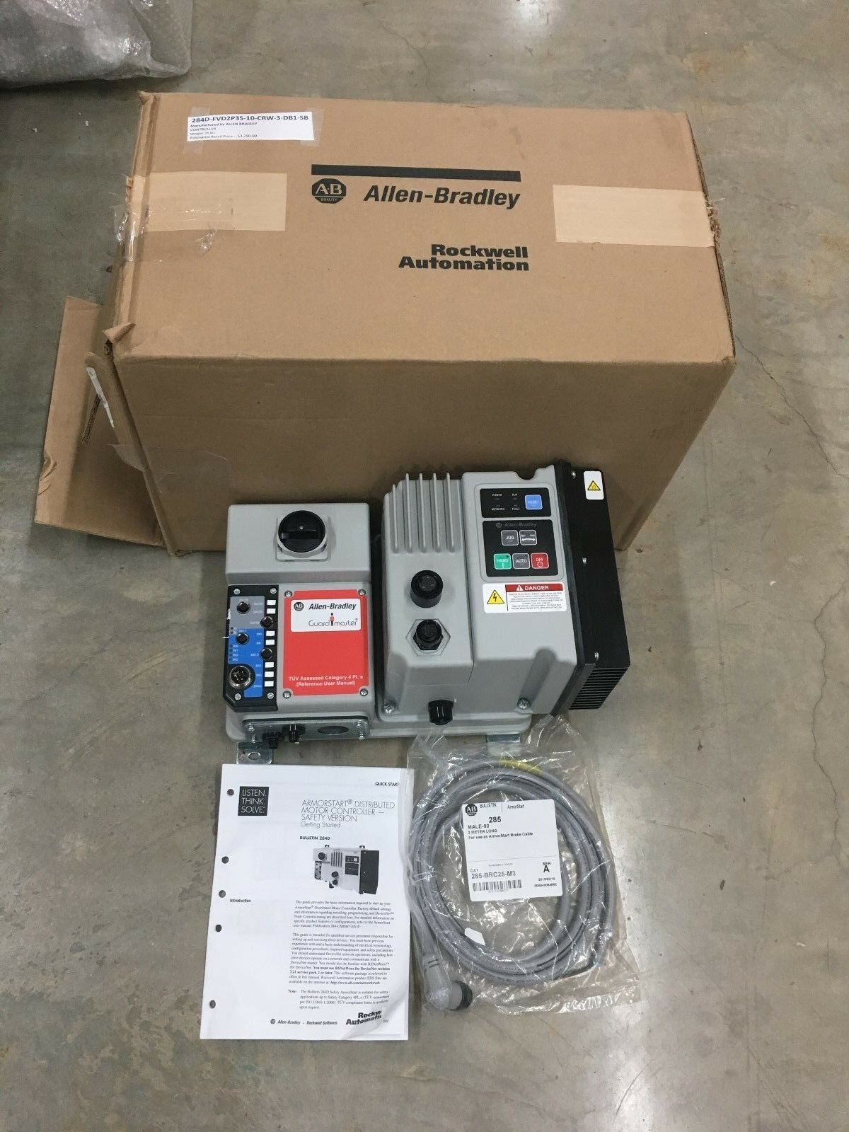 NEW ALLEN-BRADLEY GuardMaster ARMORSTART CONTROLLER 284D-FVD2P3S-10-CRW-3-DB1-SB