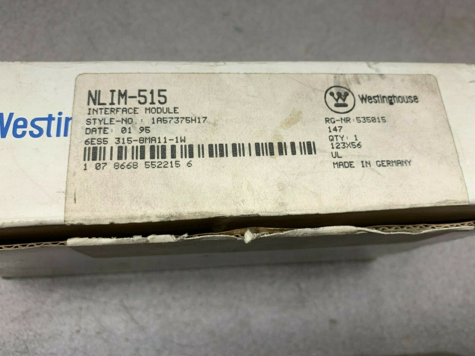 NEW IN BOX WESTINGHOUSE INTERFACE MODULE NLIM-515