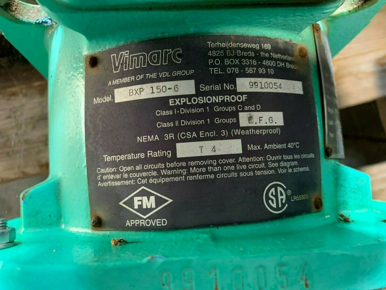 USED VIMARC VIBRATOR MOTOR BXP 150-6