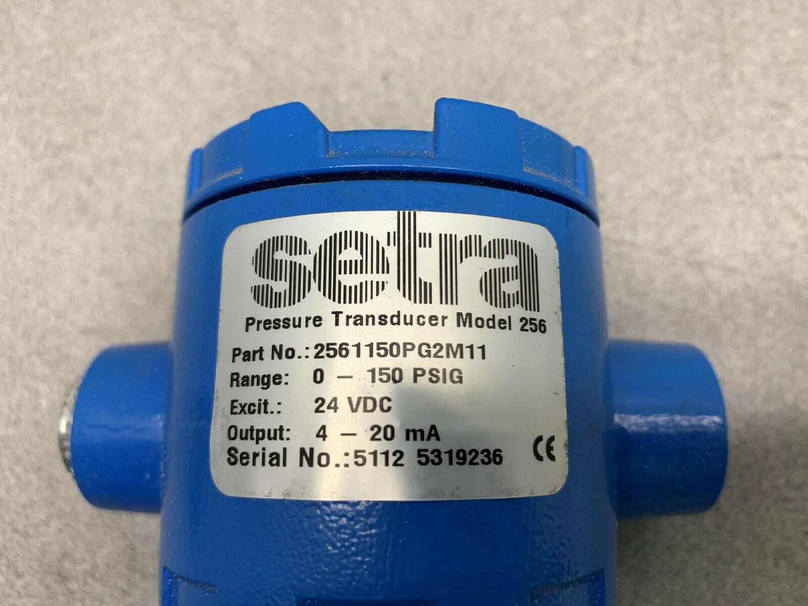 USED SETRA PRESSURE TRANSDUCER 2561150PG2M11