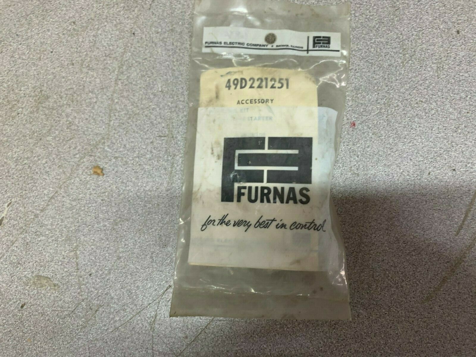 NEW IN PACKAGE FURNAS CONTACT BLOCK 49D221251