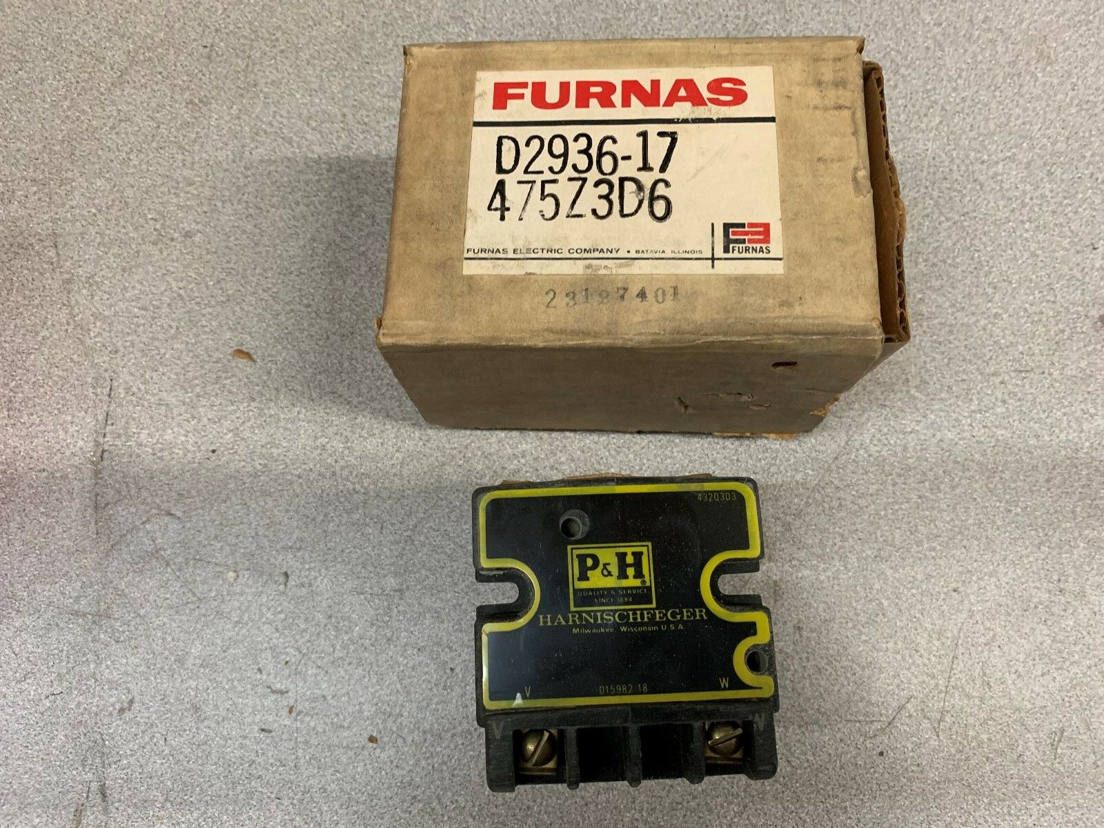 NEW IN BOX FURNAS COIL D2936-17 475Z3D6