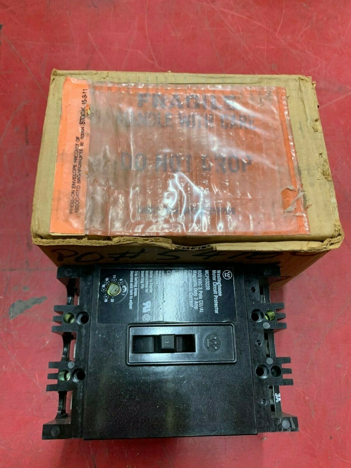 NEW WESTINGHOUSE 3 AMP CIRCUIT BREAKERS MCP0322R