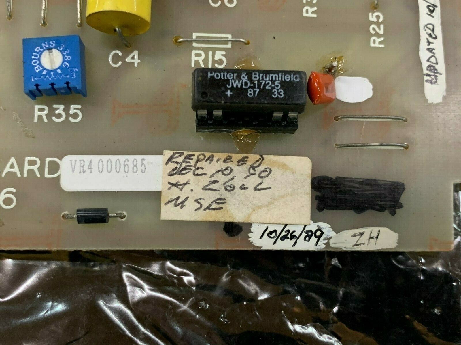 USED MSC CIRCUIT BAORD INPUT CARD VR4000685