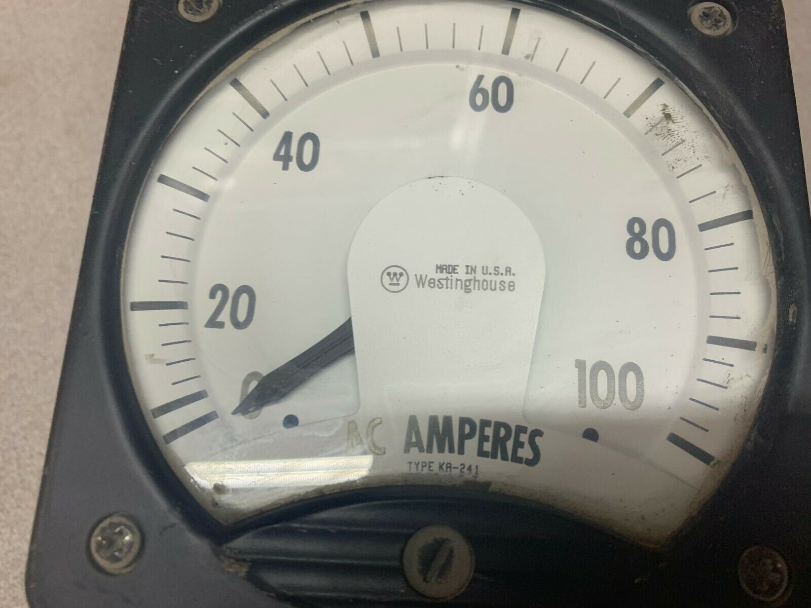 USED WESTINGHOUSE 0-100 ACA METER 291B461A19