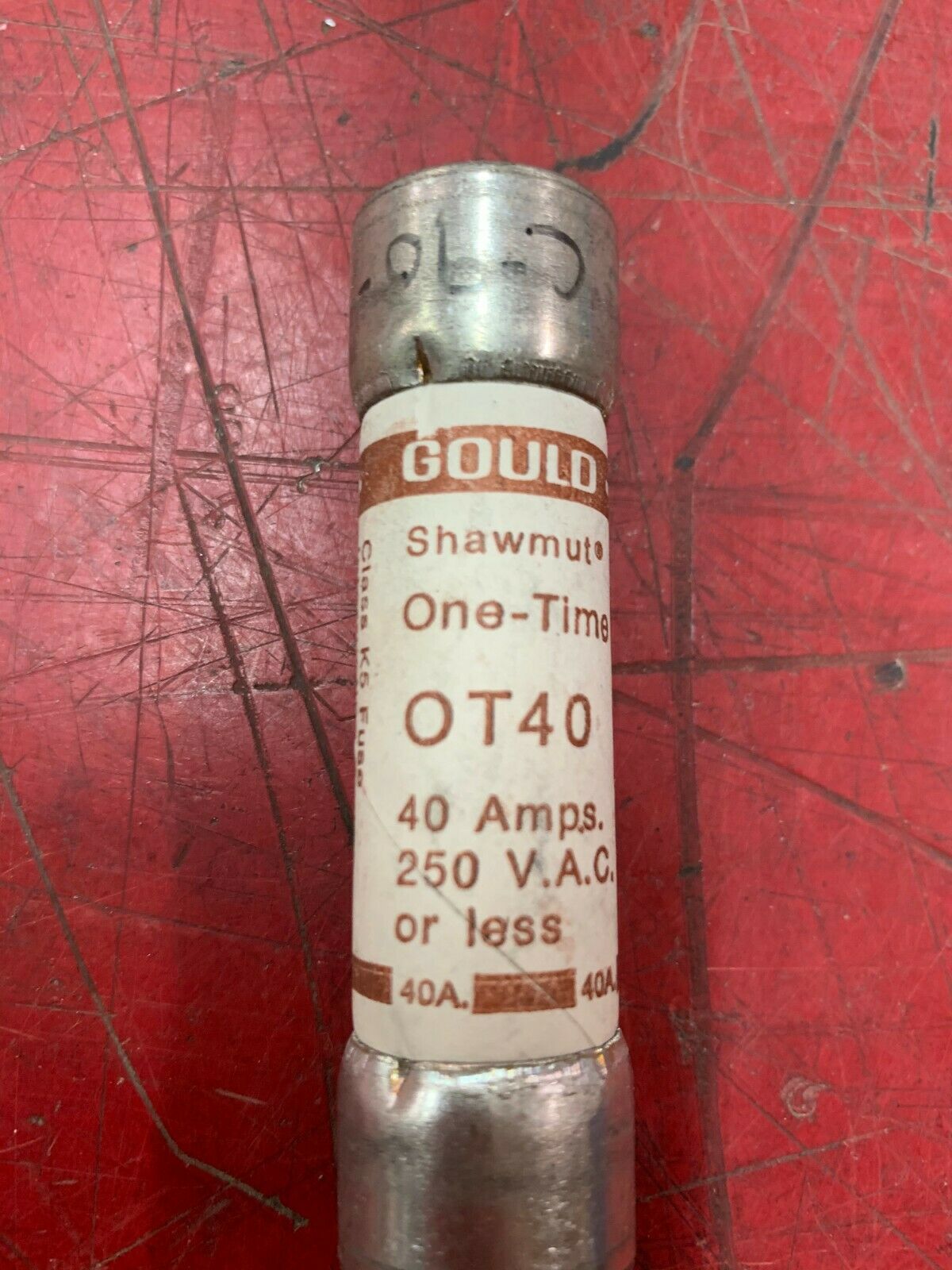 LOT OF 2 NEW NO BOX GOULD FUSE OT40