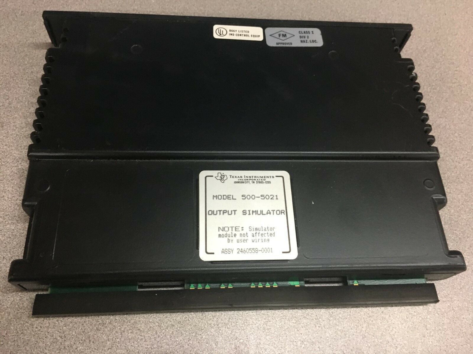 USED TEXAS INSTRUMENTS OUTPUT SIMULATOR 500-5021