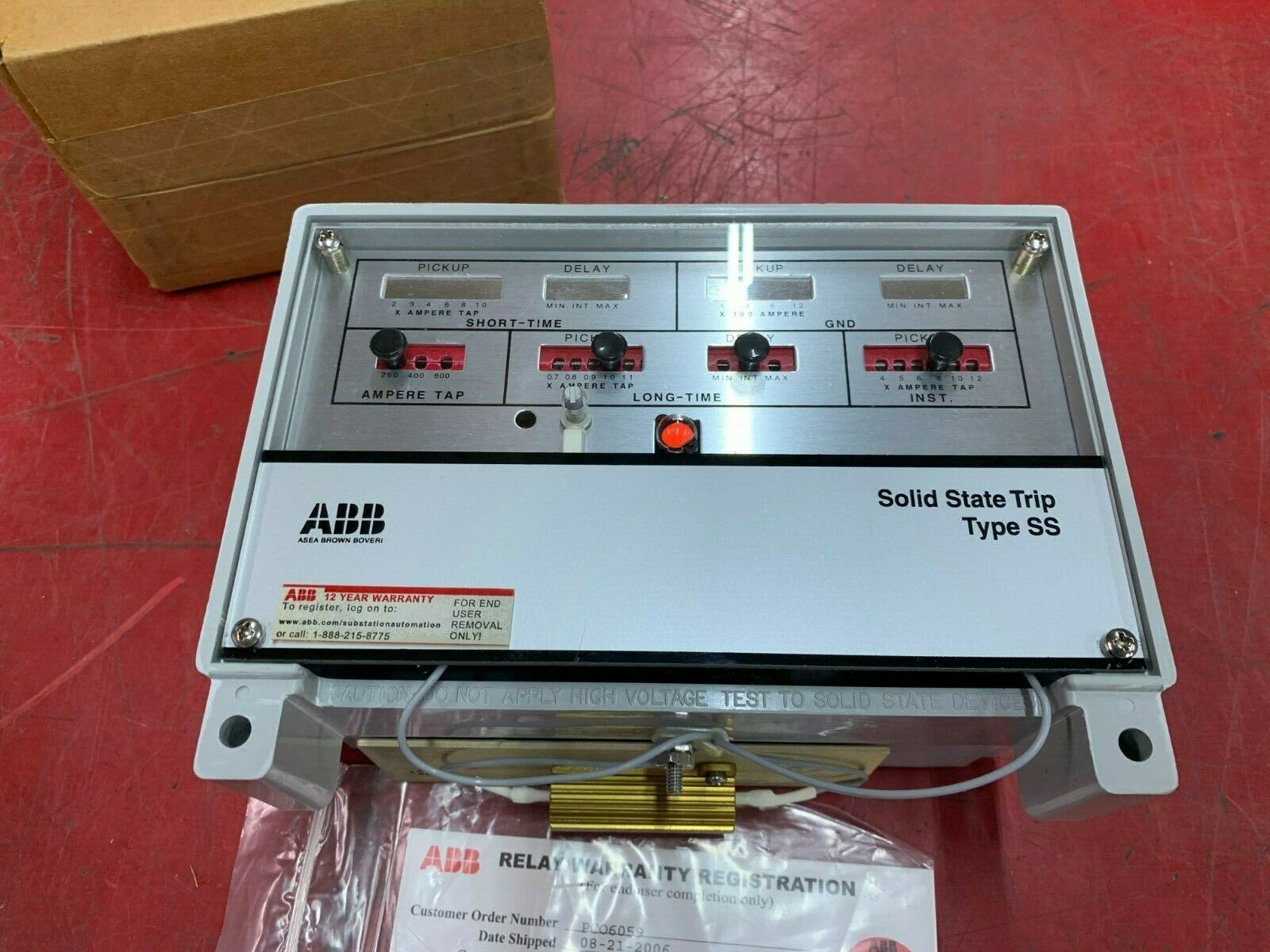 NEW IN BOX ABB POWER SHIELD SOLID STATE TRIP 609902-T203-N