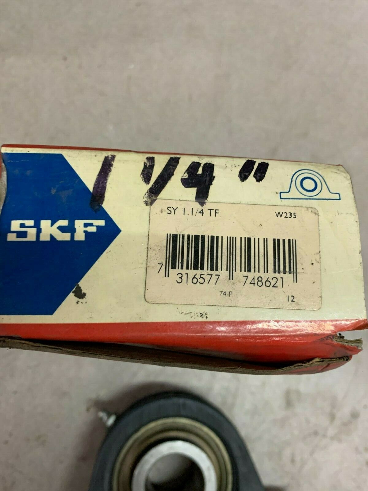 NEW IN BOX SKF PILLOW BLOCK SY 1.1/4TF