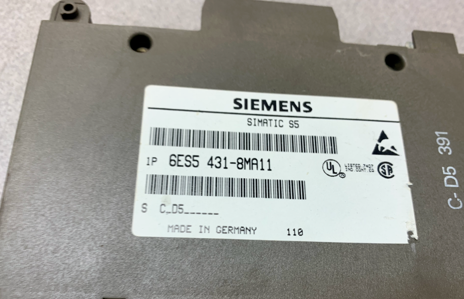 LOT OF 4 USED SIEMENS INPUT MODULE 6ES5 431-8MA11