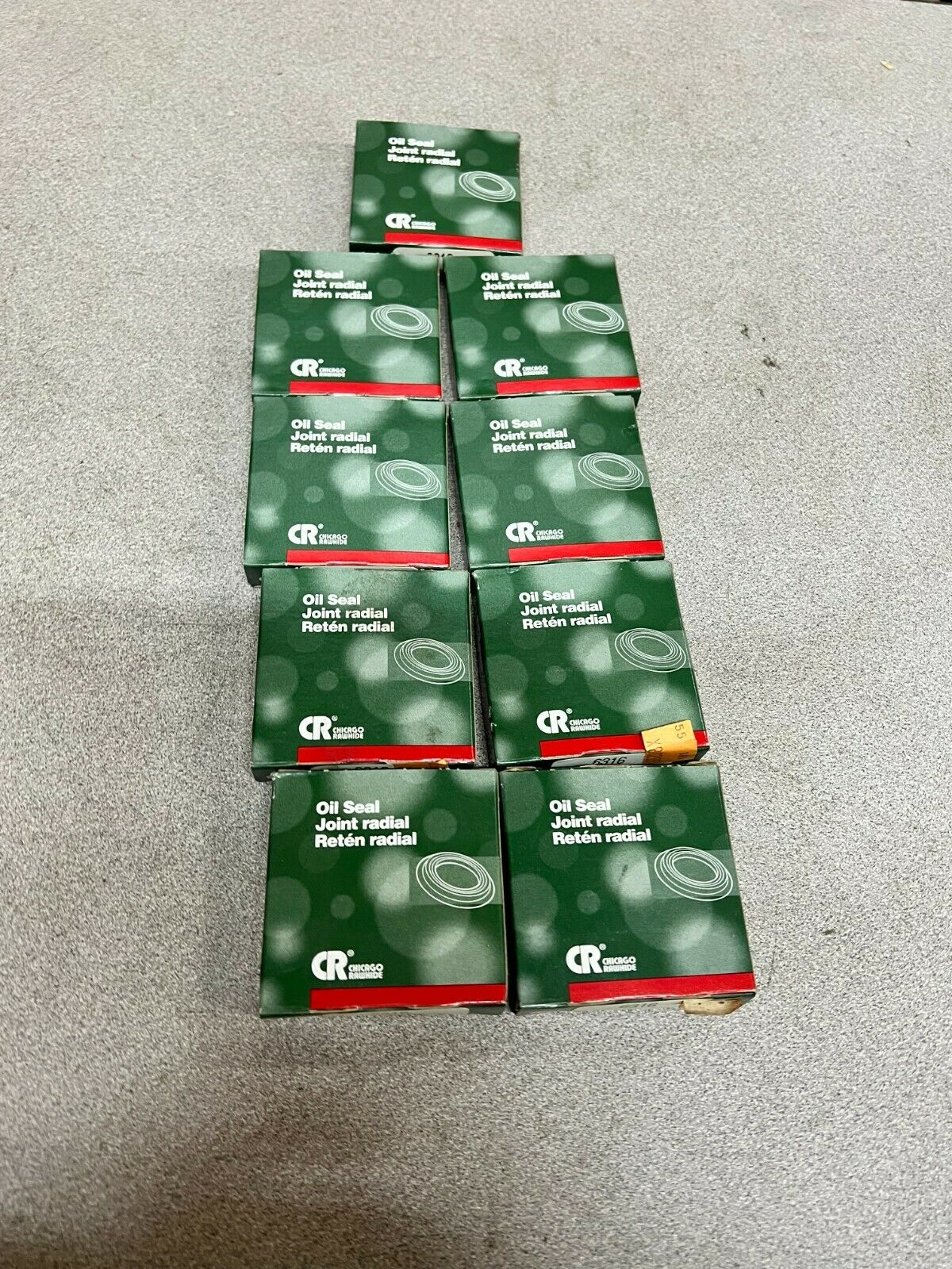 LOT OF 9 NEW IN BOX CHICAGO RAWHIDE OILSEAL 6316