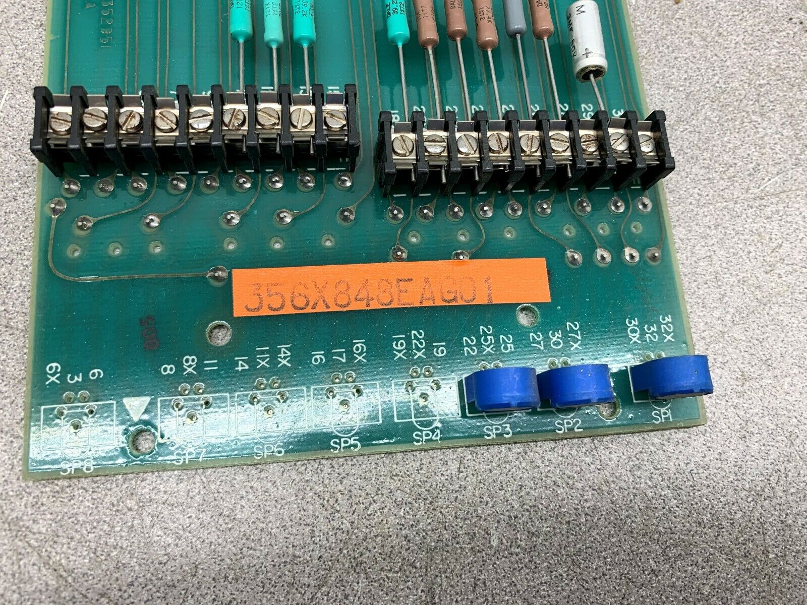 USED GENERAL ELECTRIC CIRCUIT BOARD 356X848EAG01