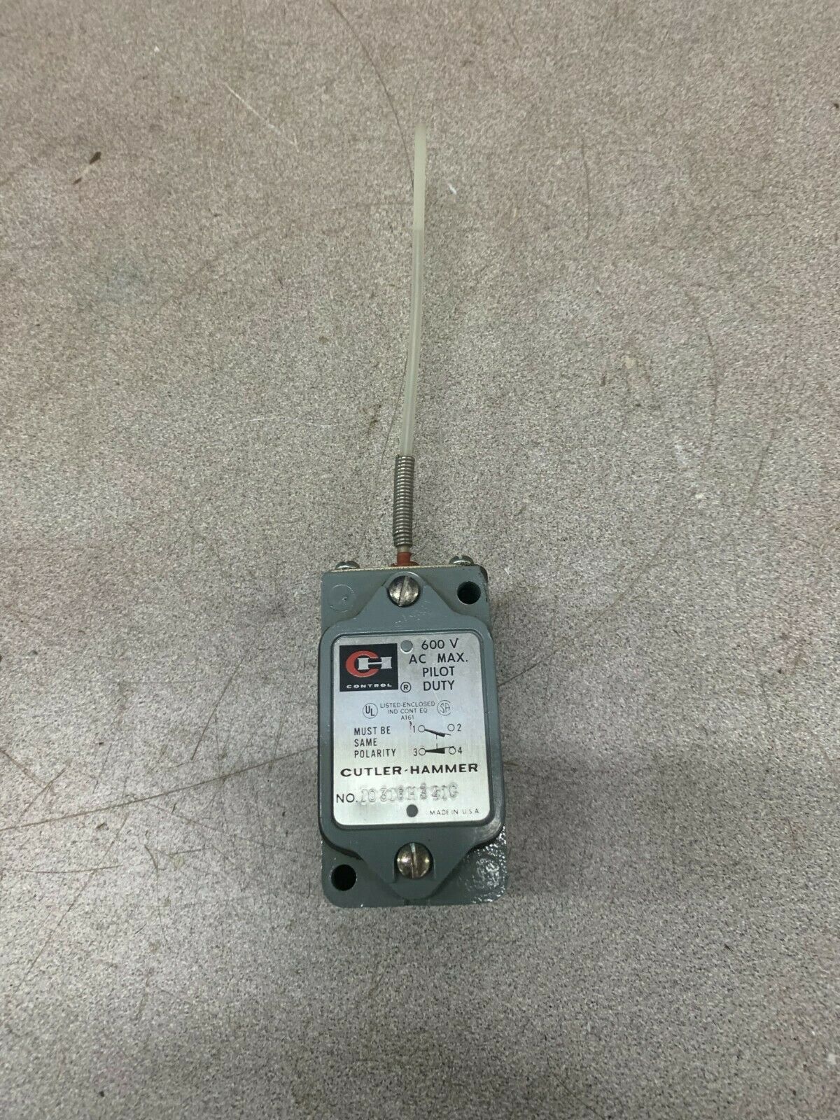 USED CUTLER-HAMMER LIMIT SWITCH 10316H341C