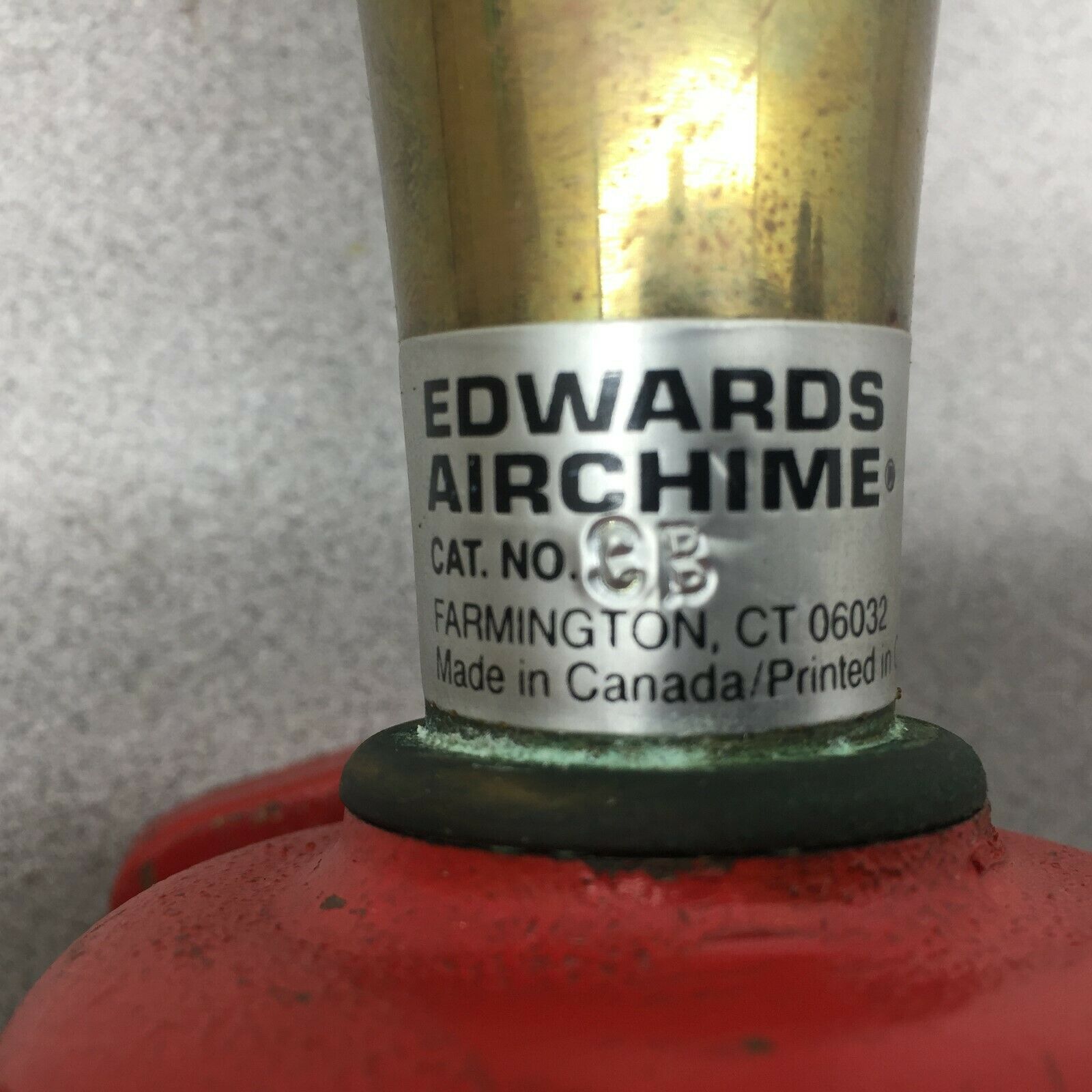 NEW IN BOX EDWARDS AIRCHIME BRASS AIR HORN CB