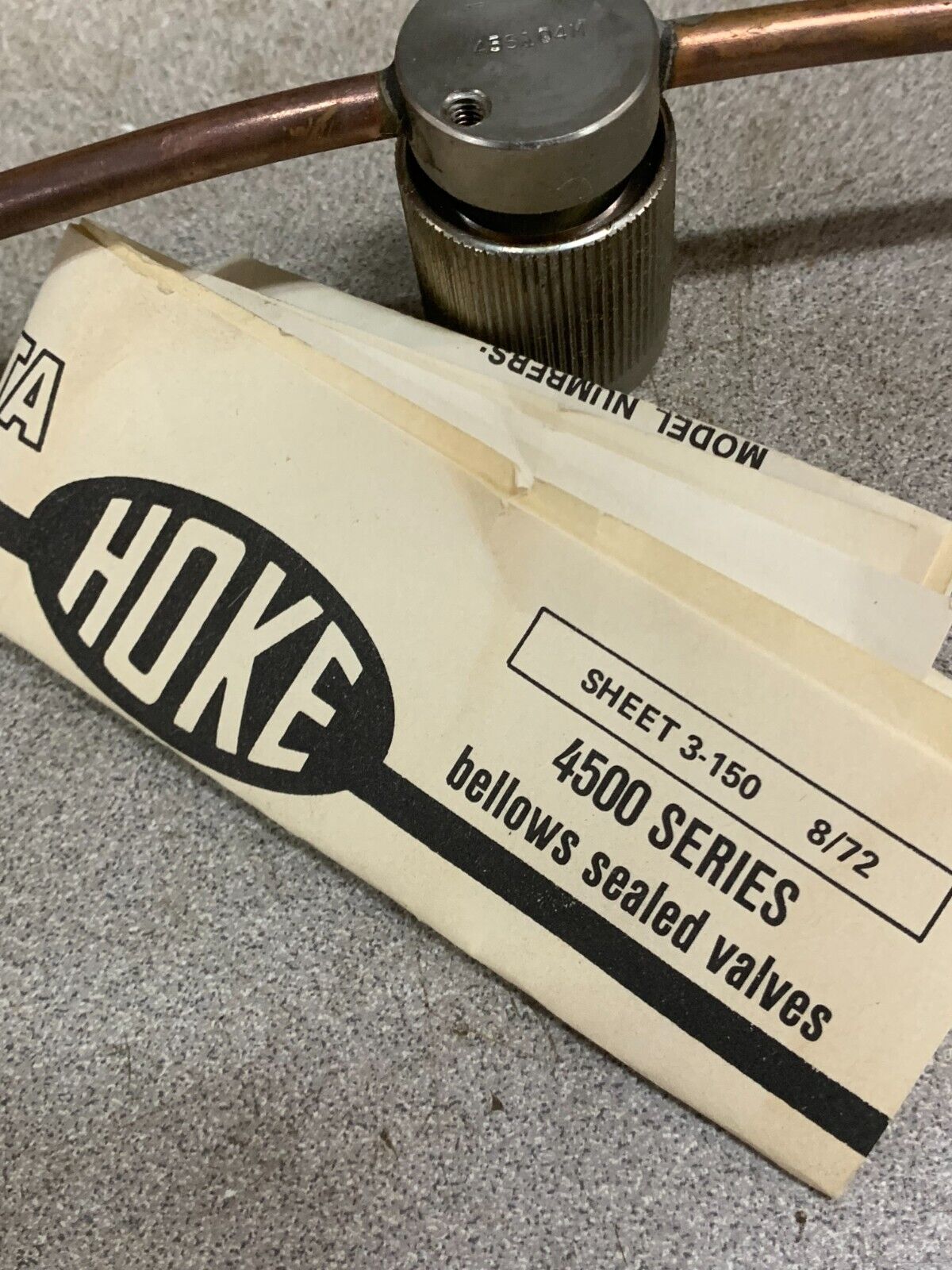 NEW IN BOX HOKE VALVE 455104M