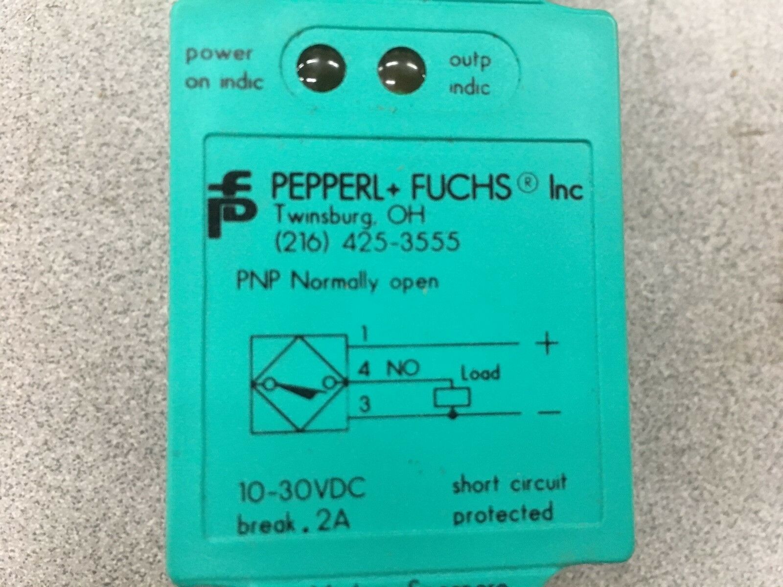 NEW IN BOX PEPPERL+FUCHS 15750 PROXIMITY SENSOR NJ15+U4+E2