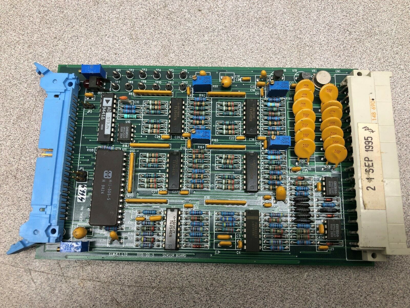 USED ELMJET LTD SENSOR BOARD 11115-DD-5