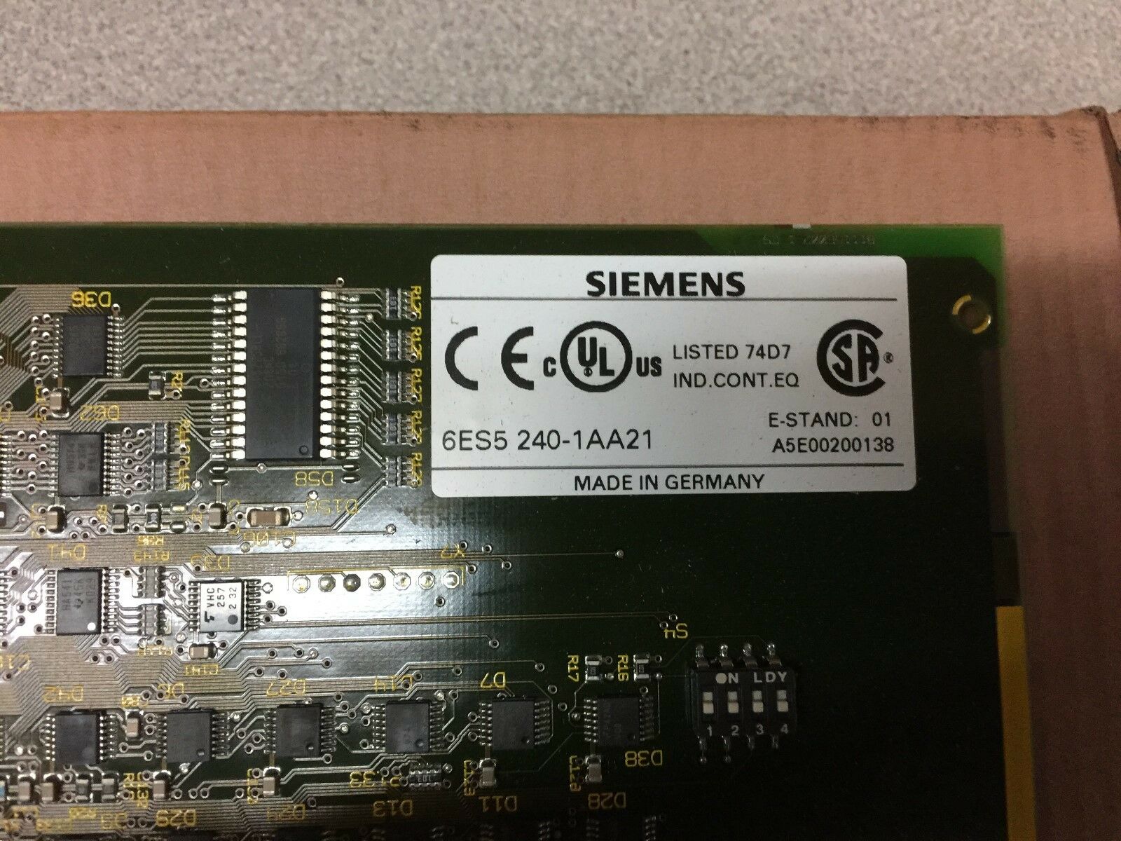 NEW IN BOX SIEMENS COUNTER / POSITIONING MODULE 6ES5 240-1AA21