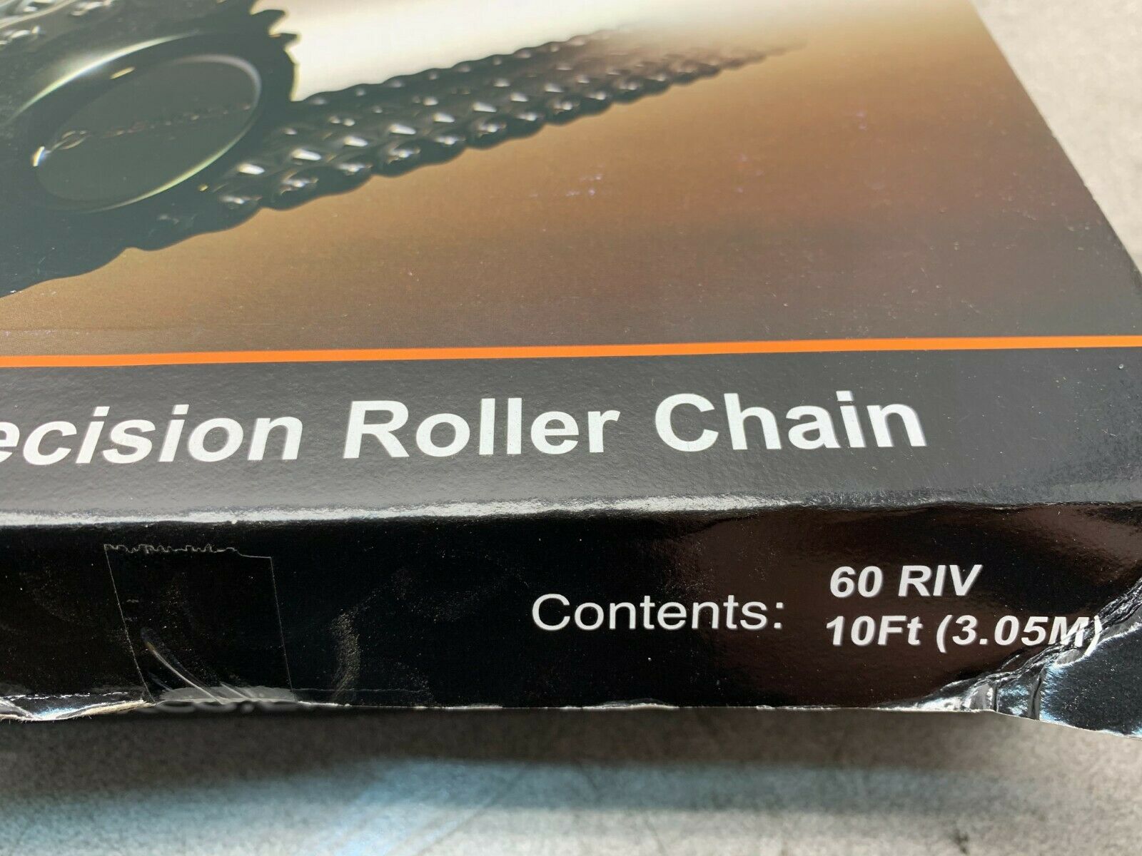 NEW IN BOX SENQCIA 60-1 RIVET HI-MAX PRECISION ROLLER CHAIN 60 RIV. 10FT. ROLL