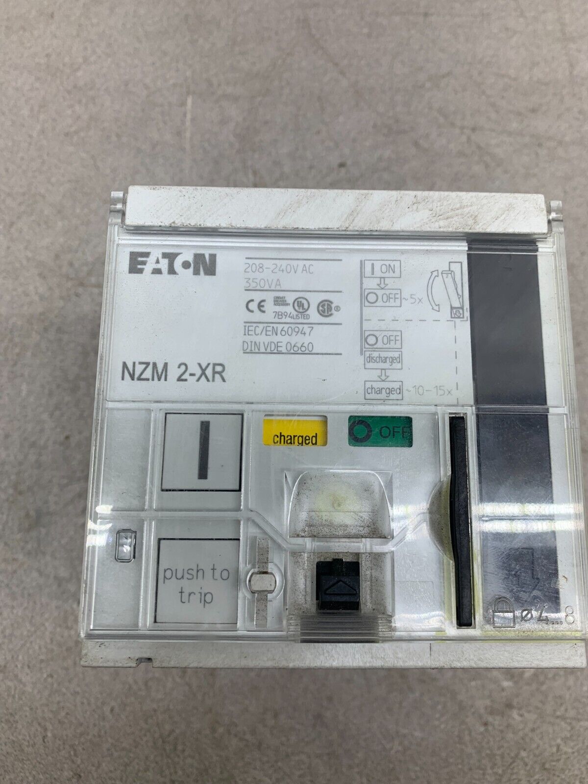 USED EATON CUTLER-HAMMER BREAKER REMOTE OPERATOR NZM 2-XR