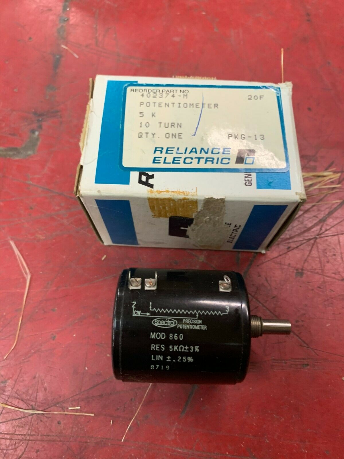 NEW IN BOX RELIANCE POTENTIOMETER 402374-M