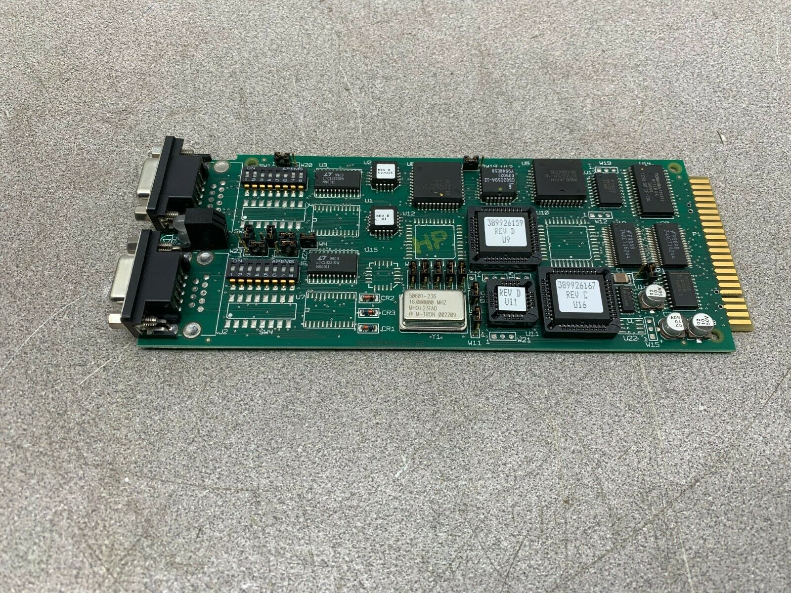 USED EMERSON BRISTOL BABCOCK NETWORK COMMUNICATION BOARD 392589-02-8