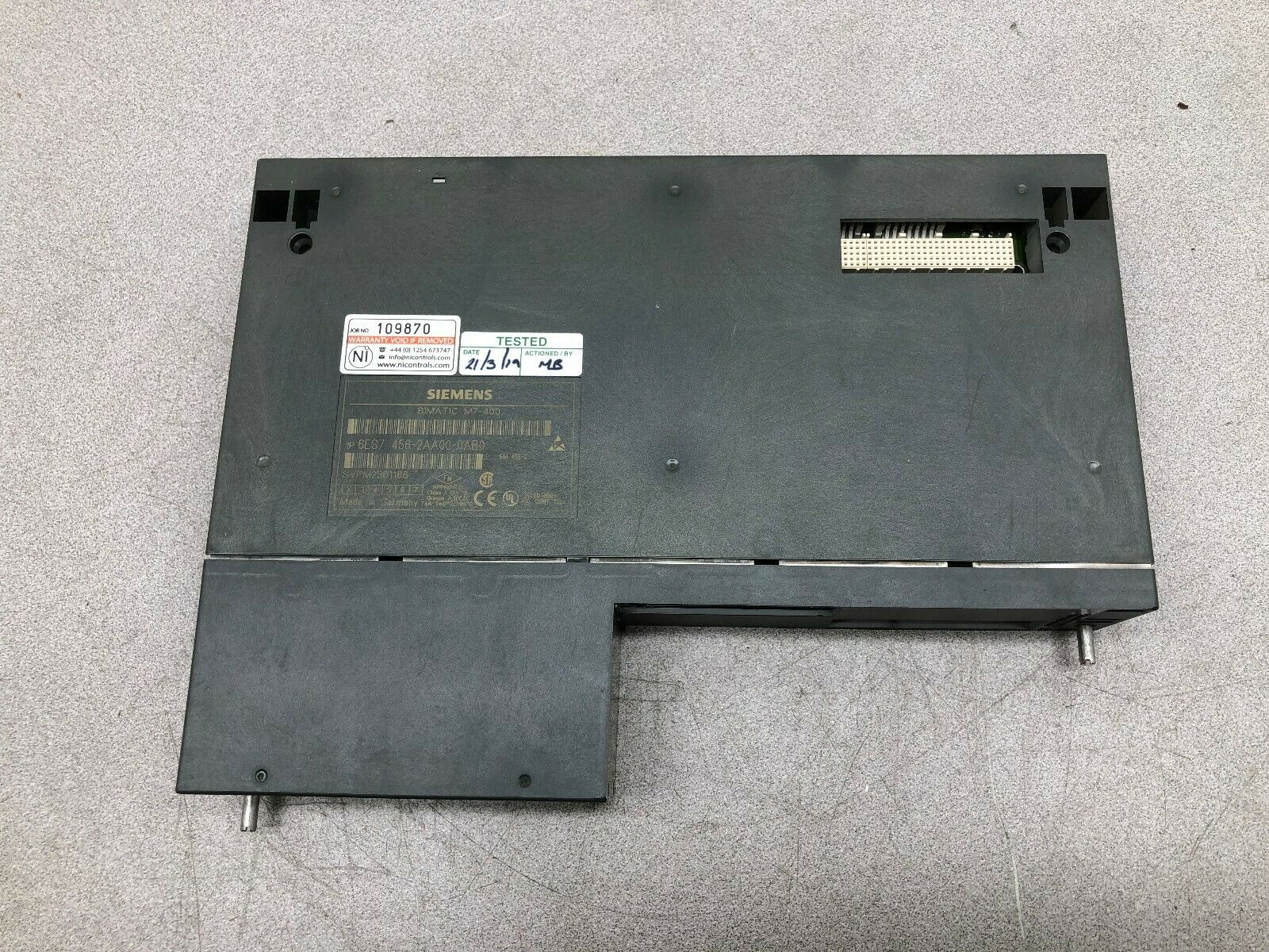 USED SIEMENS SIMATIC M7-400 FM456-2 APPLICATIONS MODULE 6ES7 456-2AA00-0AB0