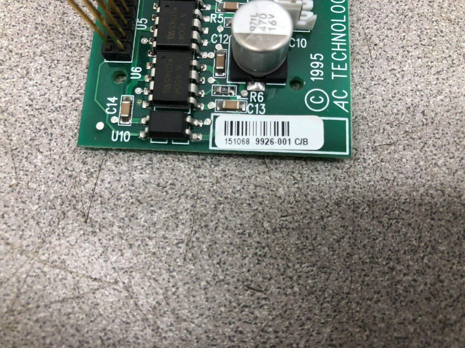 USED AC TECHNOLOGY DRIVE BOARD  9926-001 C/B