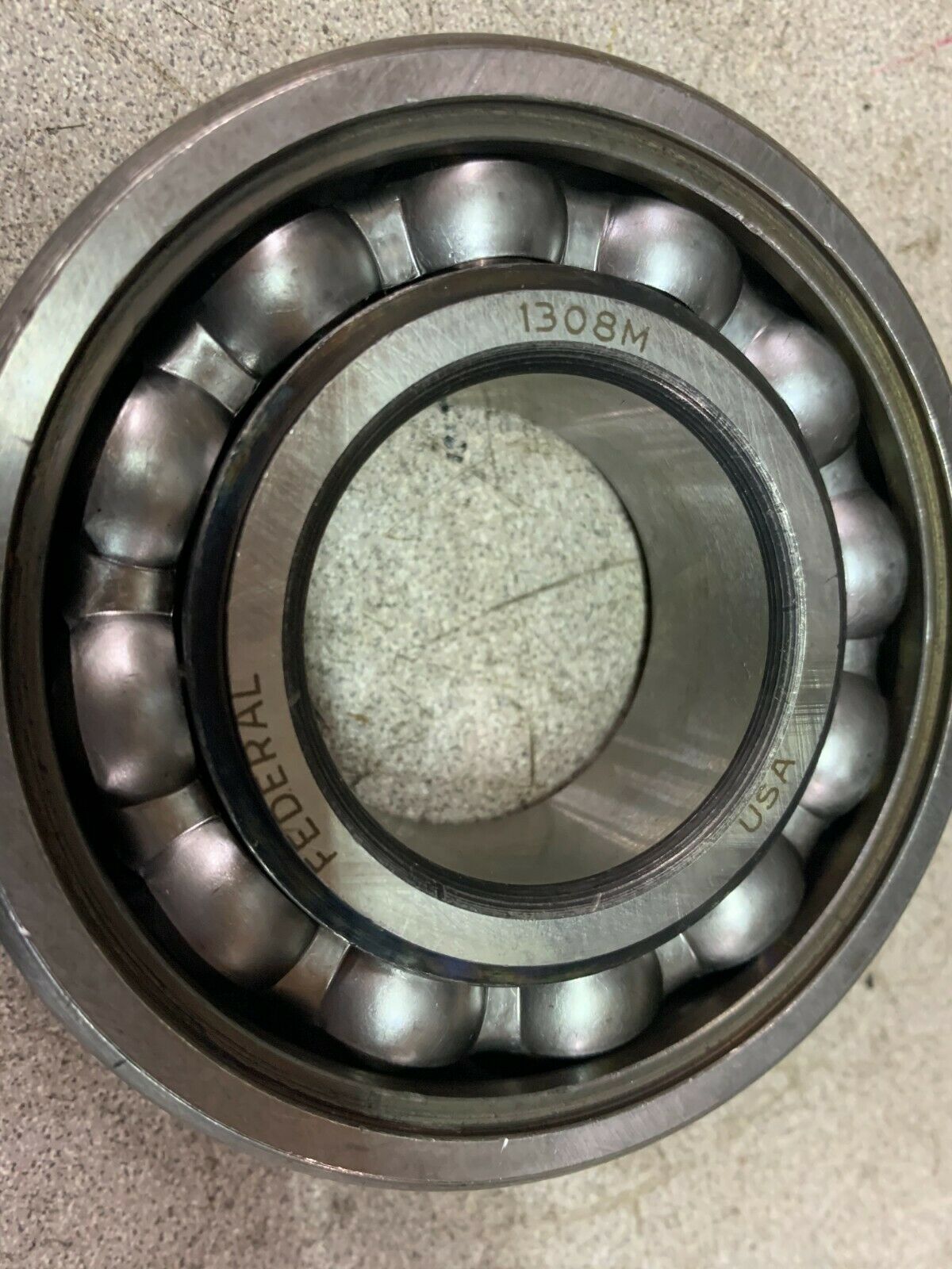 NEW IN BOX FEDERAL BALL BEARING 1308M