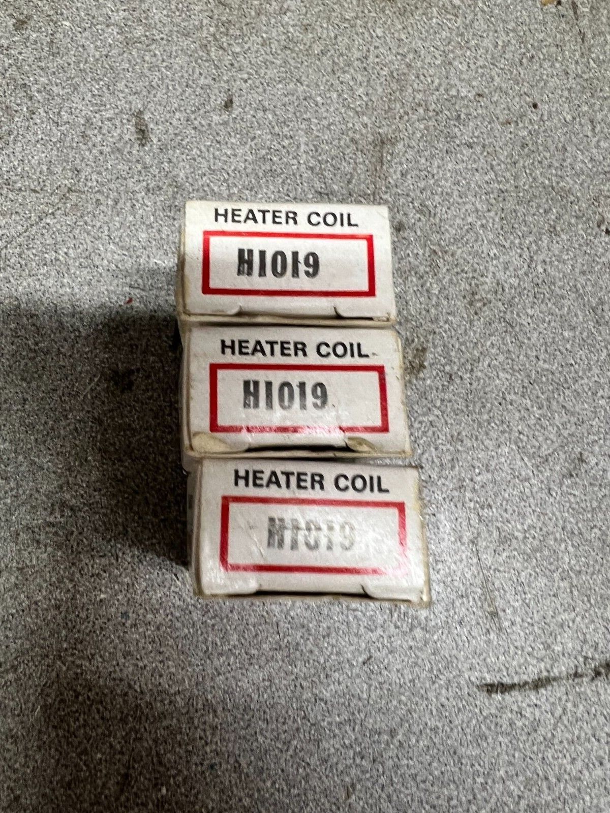 LOT OF 3 NEW IN BOX CUTLER HAMMER HEATER ELEMENT H1019