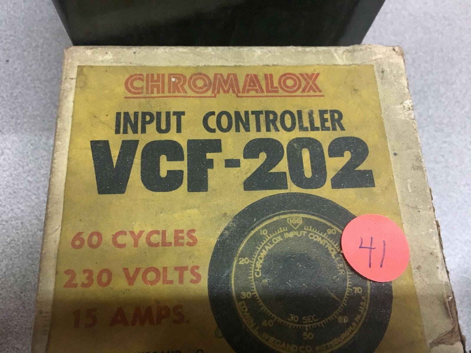 NEW IN BOX CHROMALOX INPUT CONTROLLER VCF-202