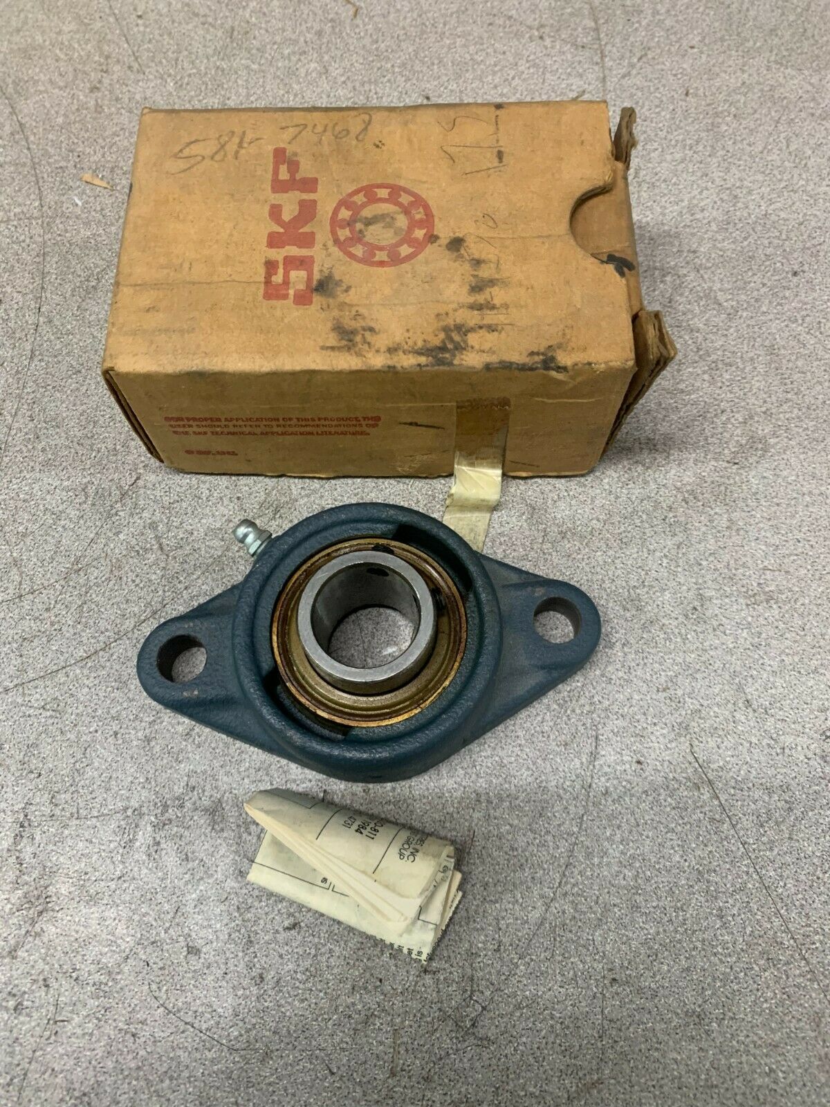 NEW IN BOX SKF 2-BOLT FLANGE BEARING 1" BORE FYT 1 TM