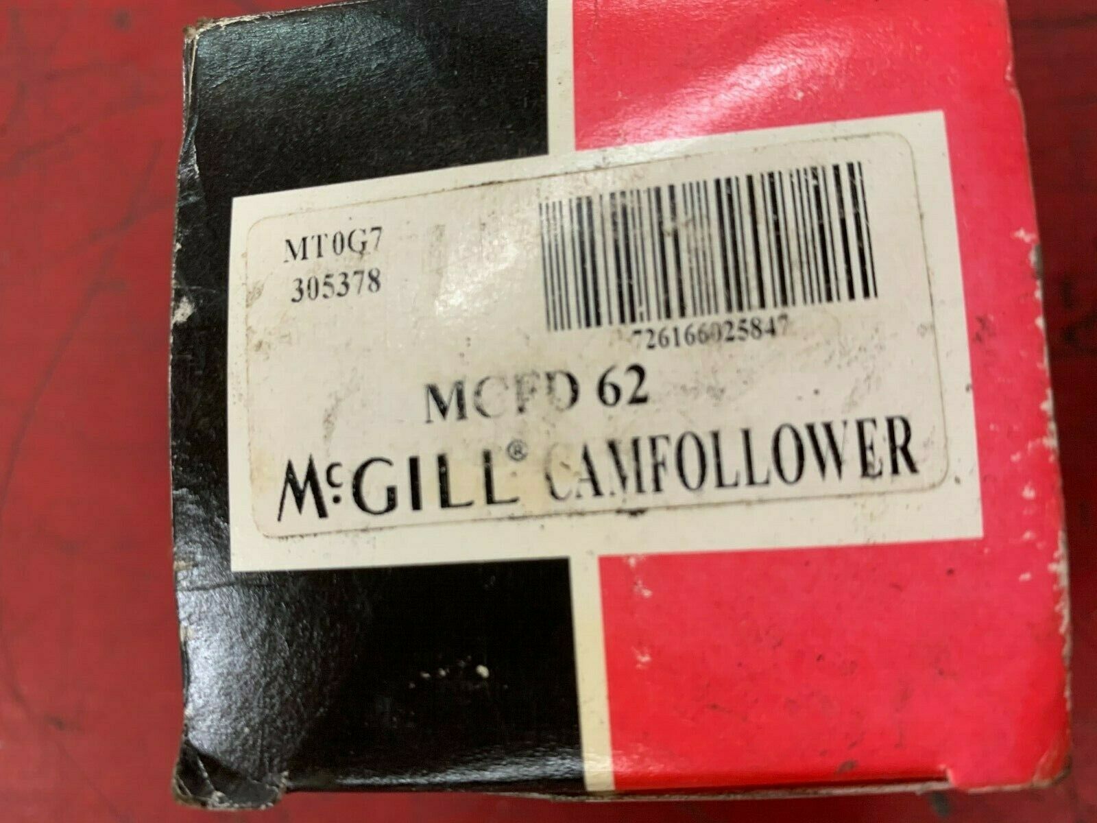 NEW IN BOX MCGILL CAM FOLLOWER MCFD 62