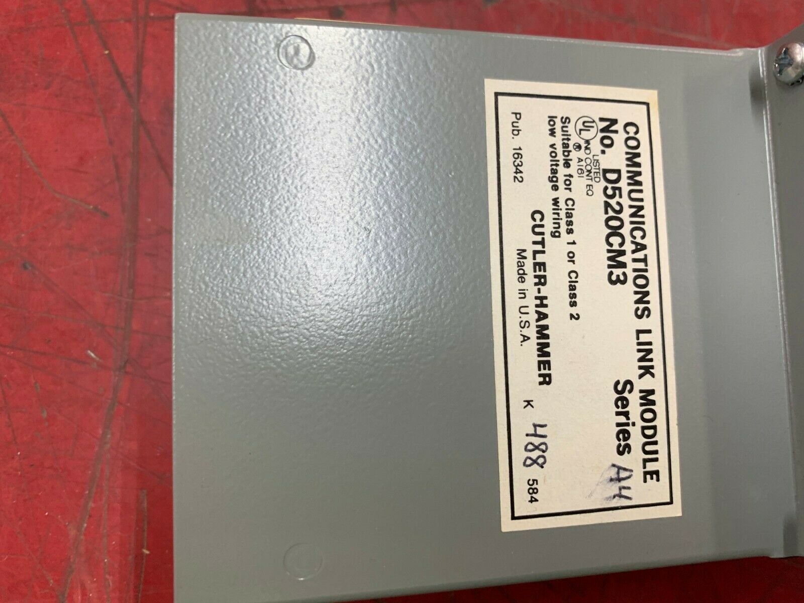 NEW IN BOX CUTLER HAMMER COMMUNICATIONS LINK MODULE D520CM3