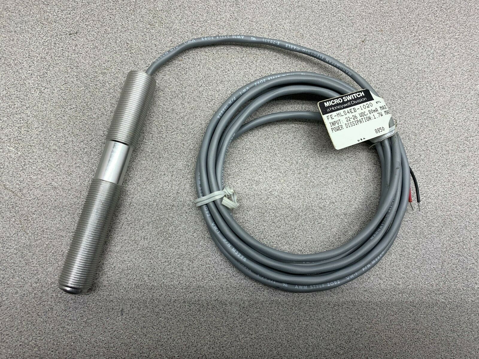 NEW RIPPED BOX MICRO SWITCH  CABLE FE-MLS4EB-1020