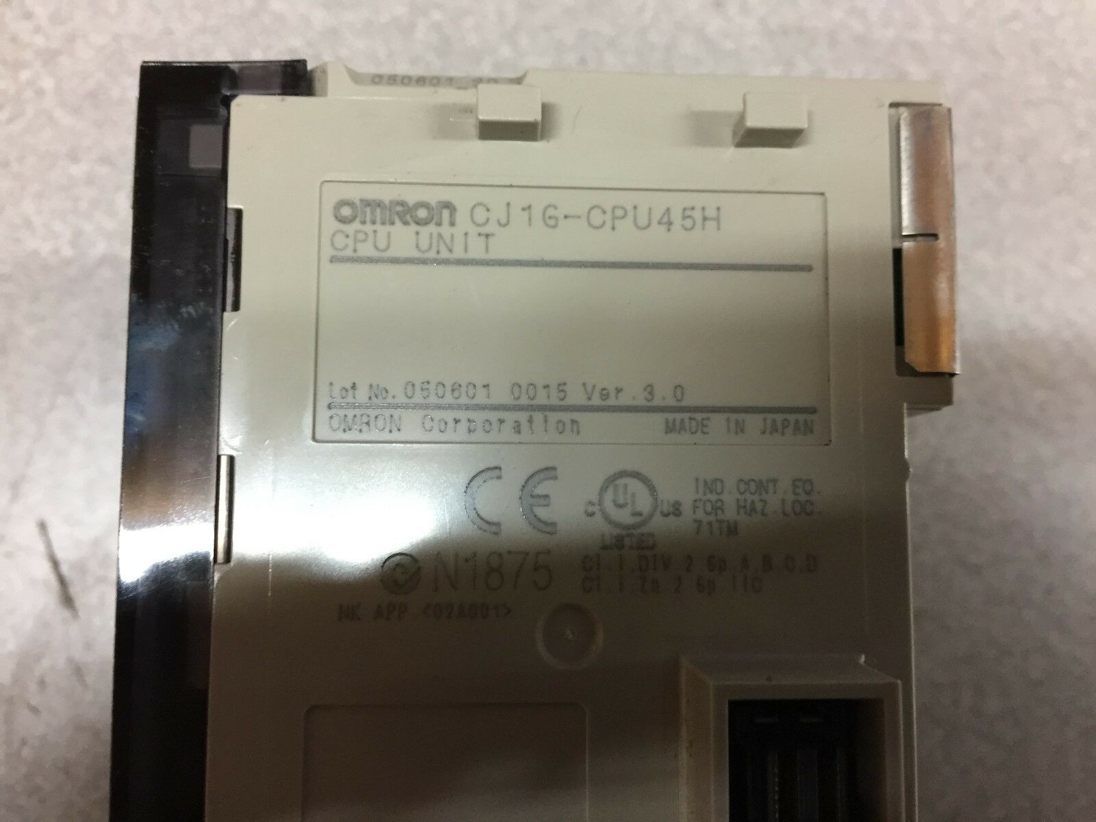 USED OMRON CPU UNIT CJ16-CPU45H