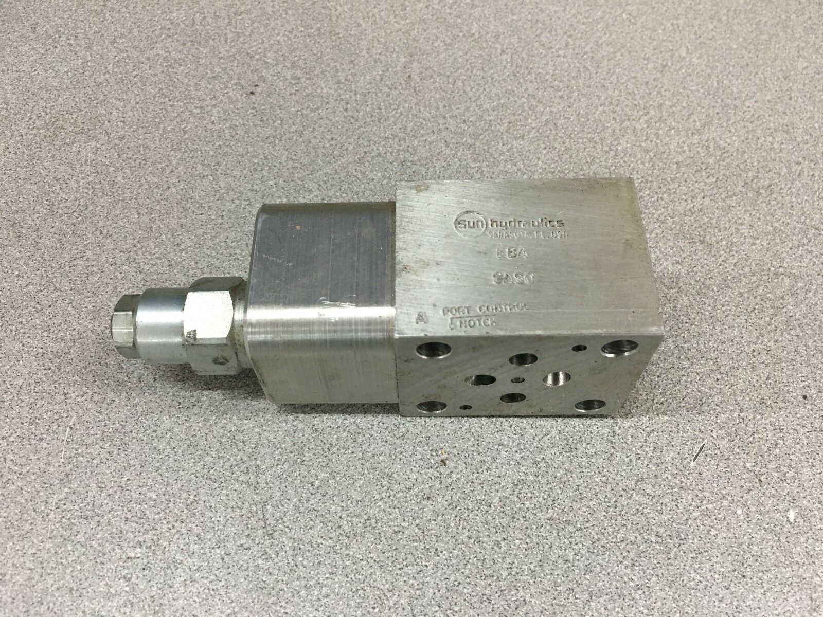 NEW NO BOX SUN HYDRAULICS EBA 9ASO VALVE WITH CBCA LIN