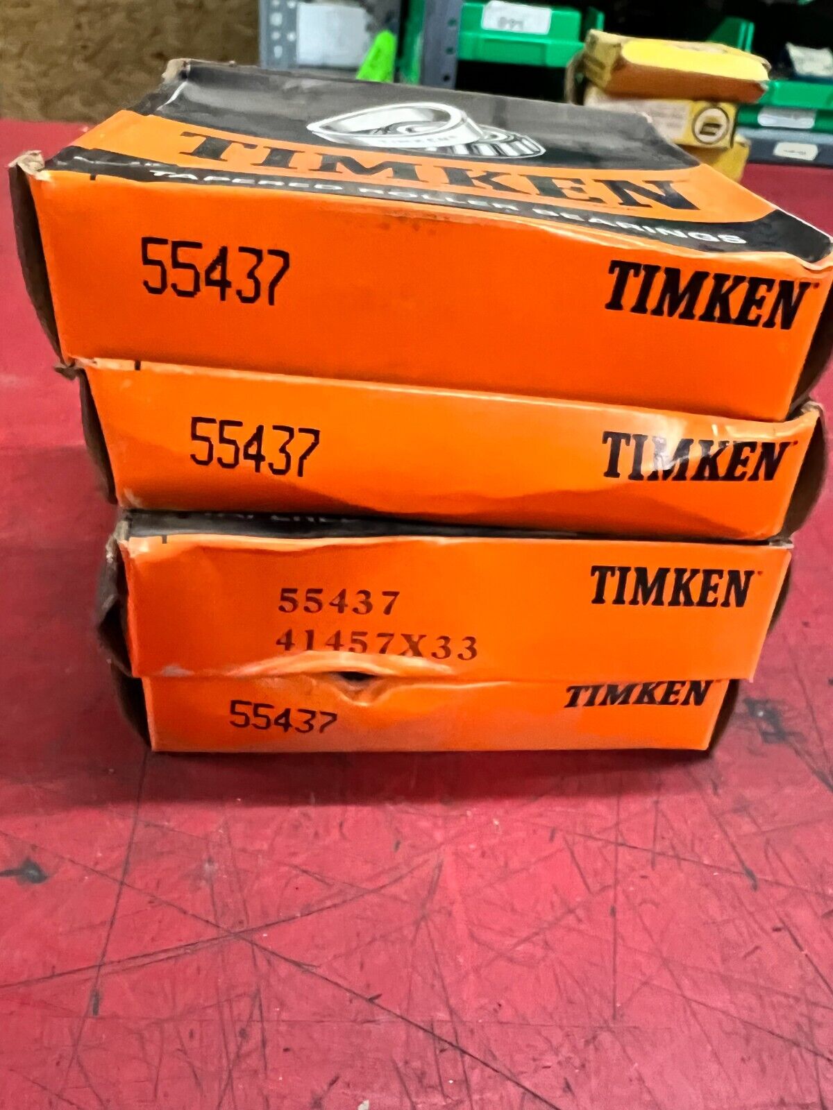 LOT OF 4 NEW IN BOX TIMKEN BEARING RACE  55437